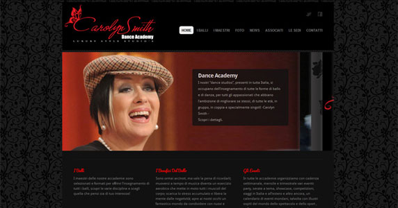 Sito Web Carolyn Smith Dance Academy