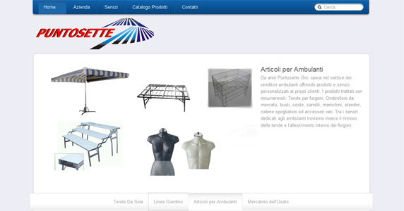 Sviluppo Sito Web Puntosette Snc Mirano