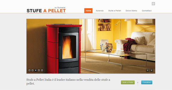 Creazione Sito Web Stufe a Pellet Italia